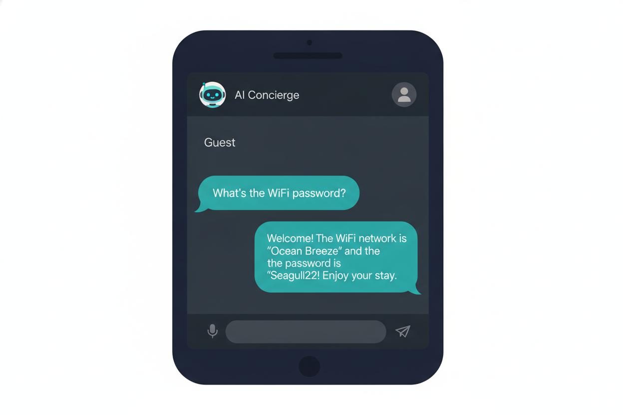 Answer Common Questions Instantly feature for MyGuestWiFi accommodation portals